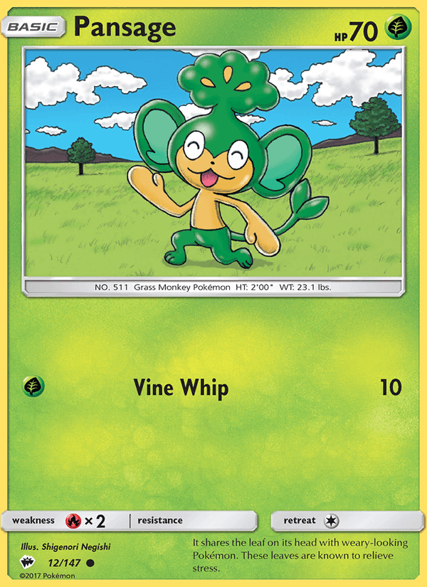 Pansage (SM - Burning Shadows)