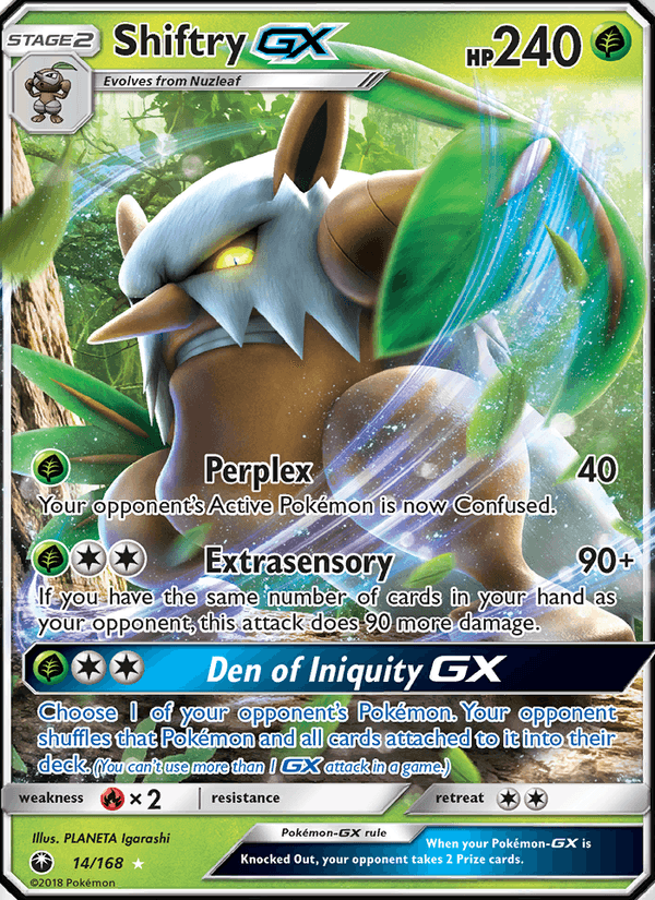 Shiftry GX (SM - Celestial Storm)