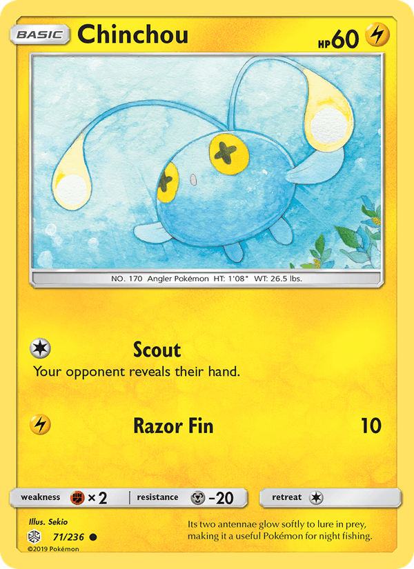Chinchou (SM - Cosmic Eclipse)