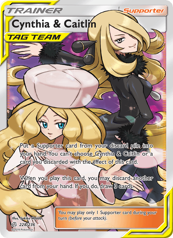 Cynthia & Caitlin (Full Art) (SM - Cosmic Eclipse)