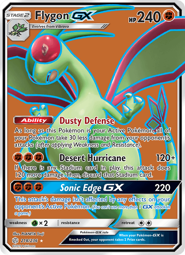 Flygon GX (Full Art) (SM - Cosmic Eclipse)