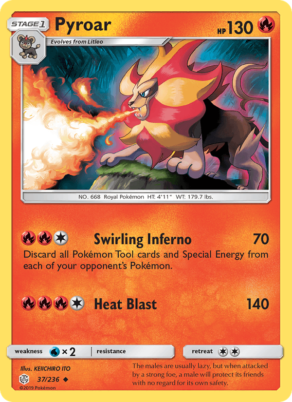 Pyroar (SM - Cosmic Eclipse)