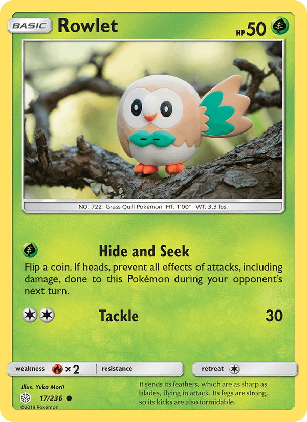 Rowlet - 17/236 (SM - Cosmic Eclipse)