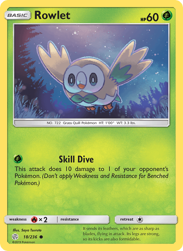 Rowlet - 18/236 (SM - Cosmic Eclipse)