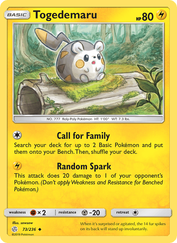 Togedemaru - 73/236 (SM - Cosmic Eclipse)