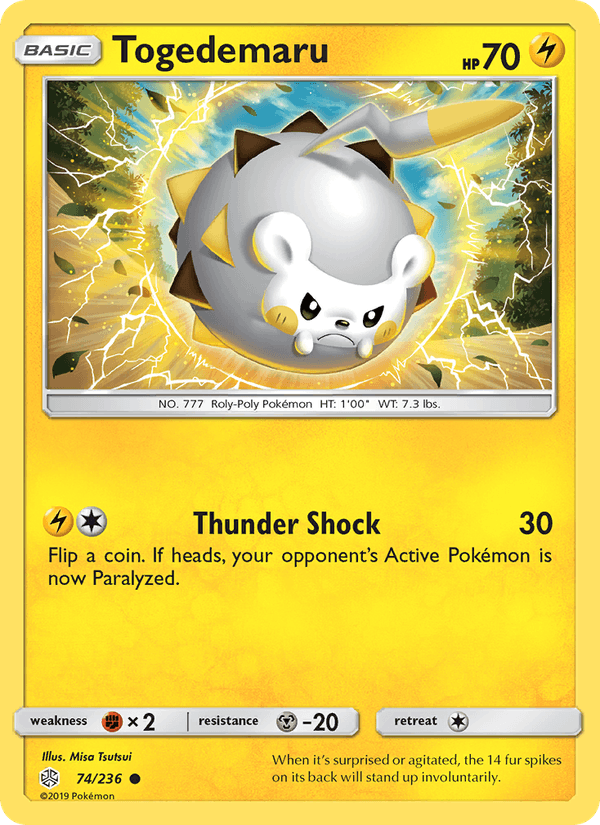 Togedemaru - 74/236 (SM - Cosmic Eclipse)