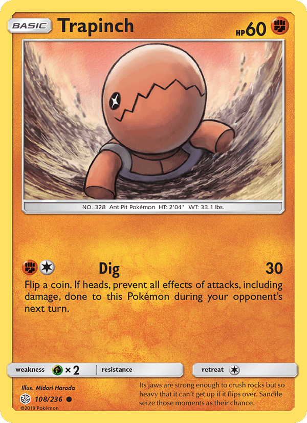 Trapinch - 108/236 (SM - Cosmic Eclipse)