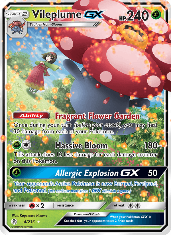 Vileplume GX (SM - Cosmic Eclipse)
