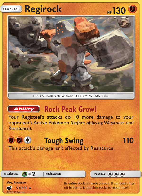 Regirock (SM - Crimson Invasion)