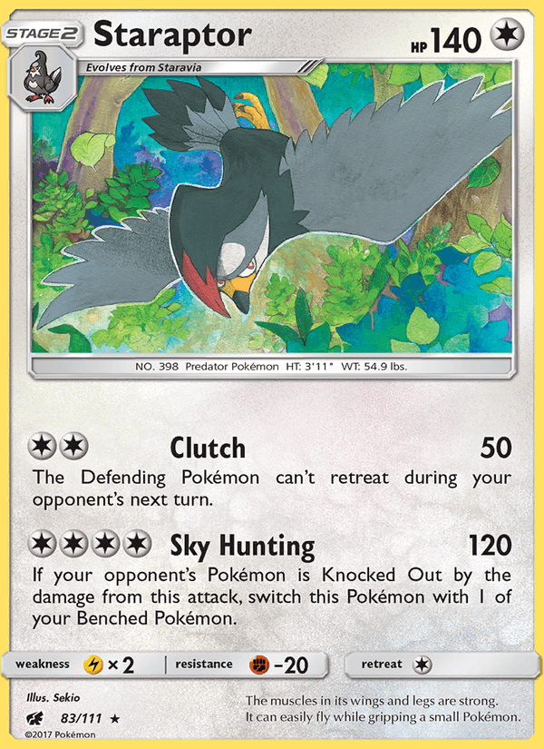Staraptor (SM - Crimson Invasion)