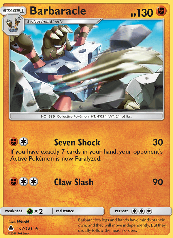 Barbaracle (SM - Forbidden Light)