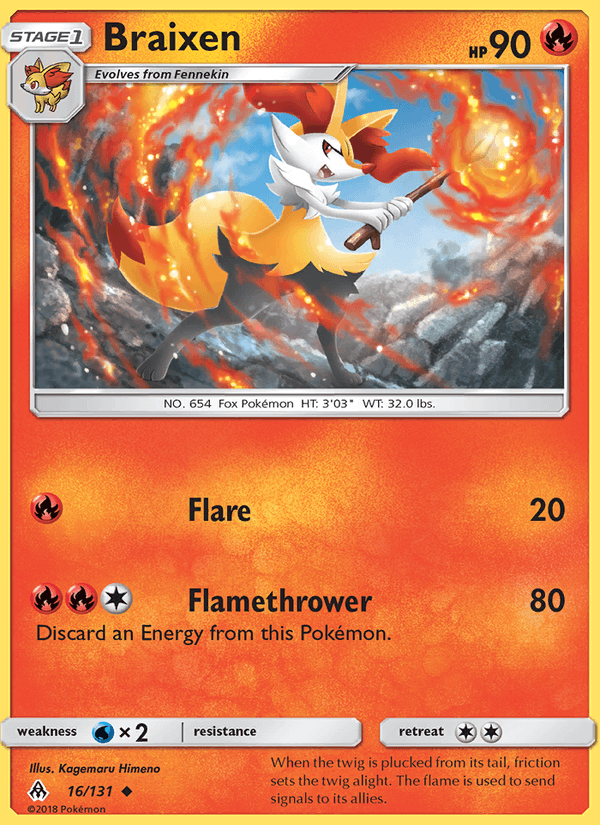 Braixen (SM - Forbidden Light)