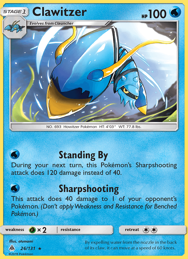 Clawitzer (SM - Forbidden Light)
