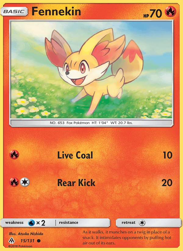 Fennekin (15) (SM - Forbidden Light)