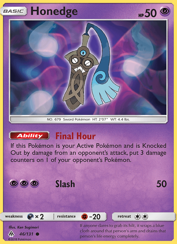 Honedge (46) (SM - Forbidden Light)