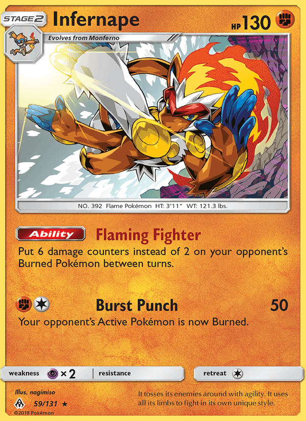 Infernape (SM - Forbidden Light)
