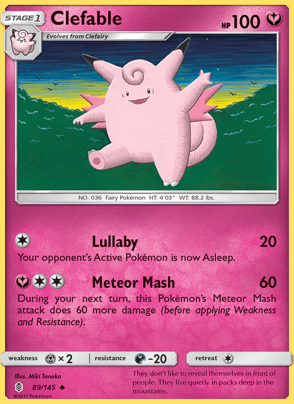 Clefable (SM - Guardians Rising)