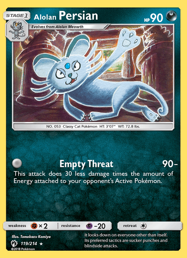 Alolan Persian (SM - Lost Thunder)