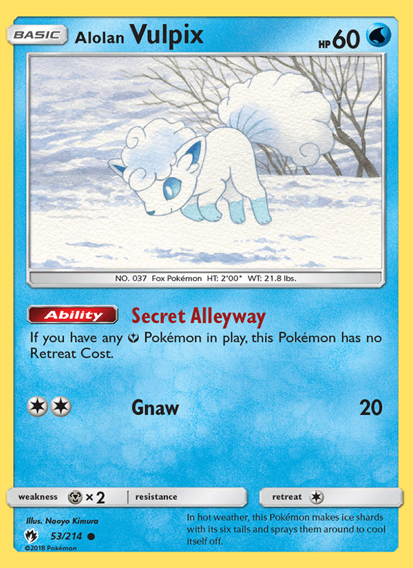 Alolan Vulpix (SM - Lost Thunder)