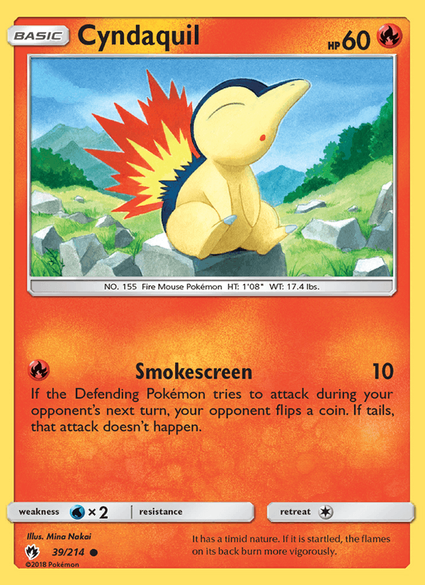Cyndaquil (39) (SM - Lost Thunder)