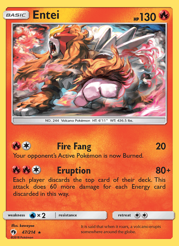 Entei (SM - Lost Thunder)