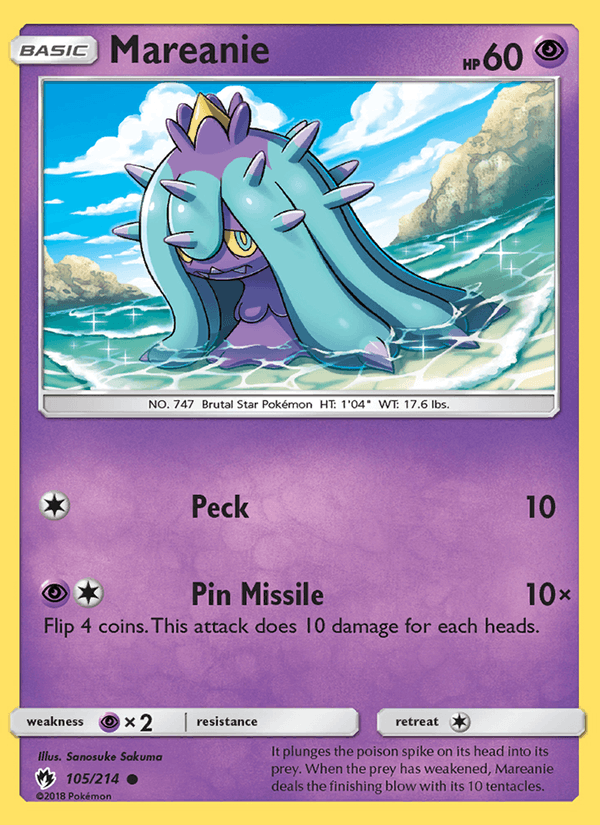 Mareanie (105) (SM - Lost Thunder)