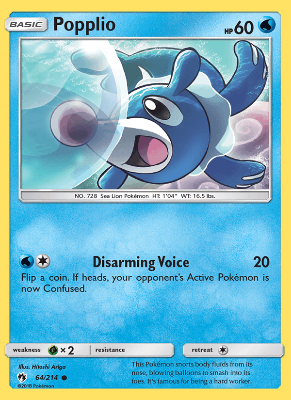 Popplio (64) (SM - Lost Thunder)