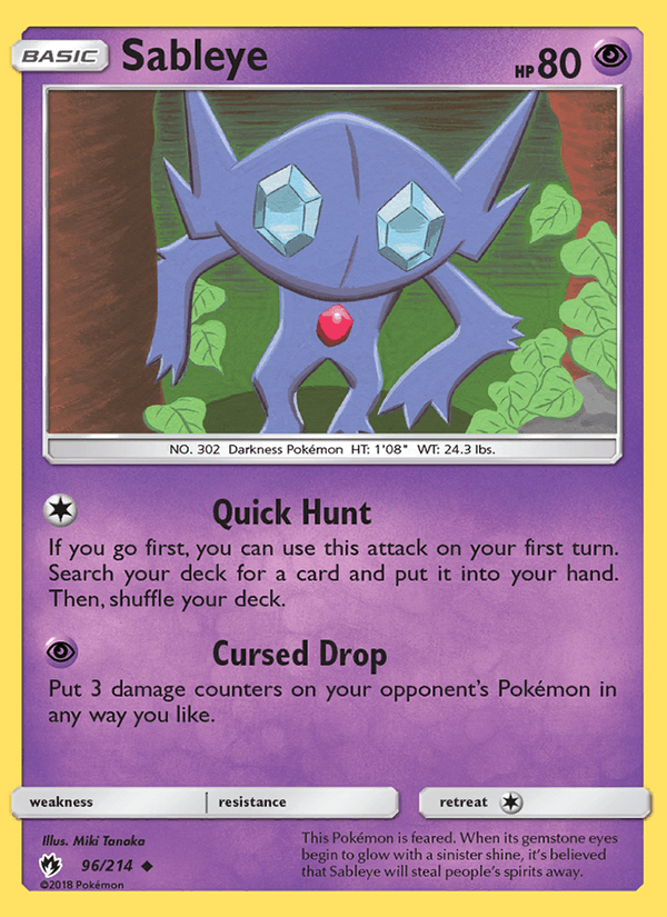 Sableye (SM - Lost Thunder)
