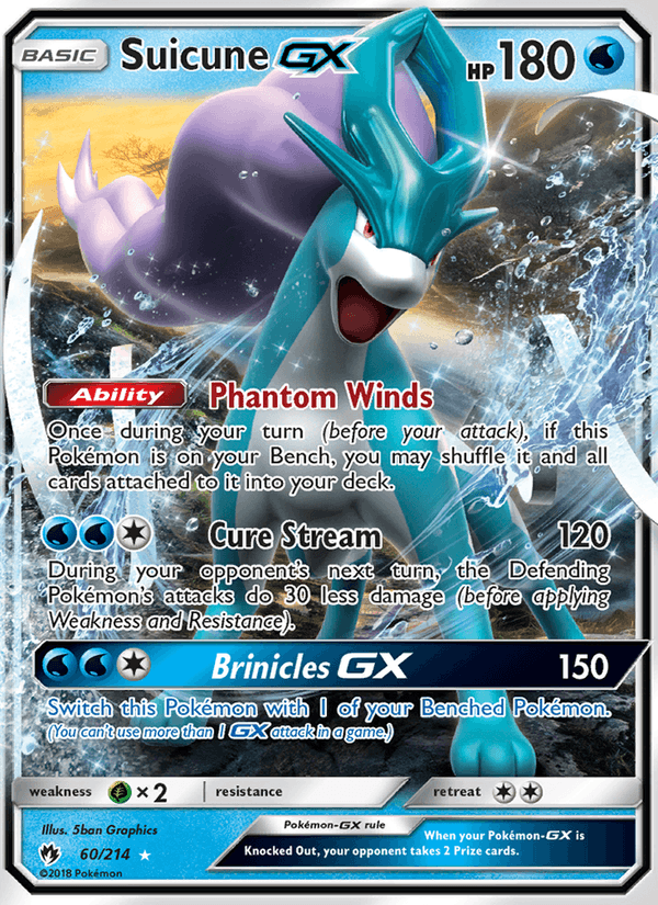 Suicune GX (SM - Lost Thunder)