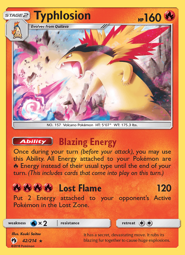 Typhlosion (SM - Lost Thunder)