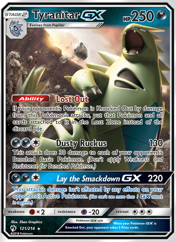 Tyranitar GX (SM - Lost Thunder)