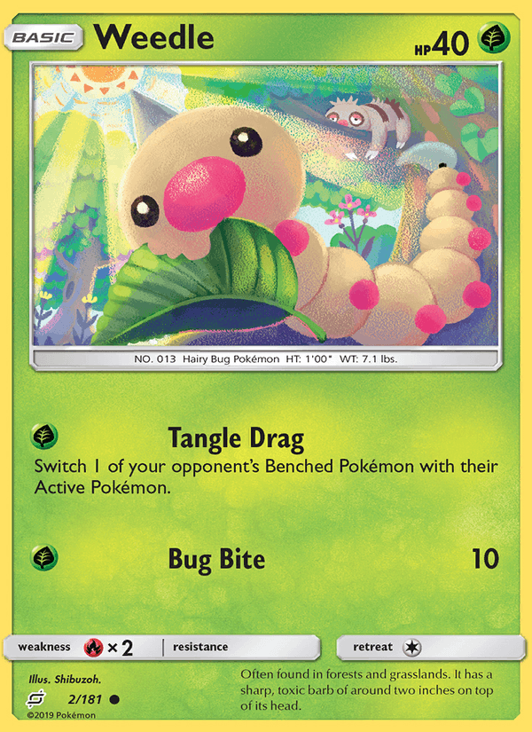 Weedle (2) (SM - Team Up)