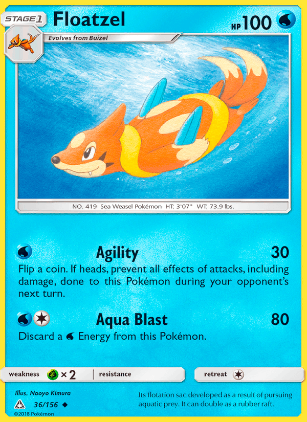 Floatzel (SM - Ultra Prism)