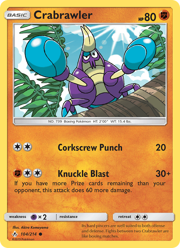 Crabrawler (SM - Unbroken Bonds)