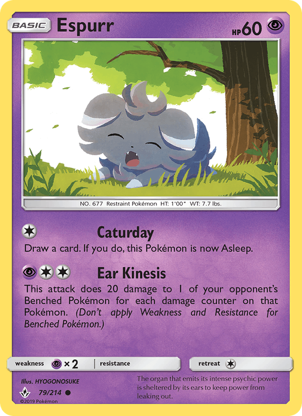 Espurr (SM - Unbroken Bonds)