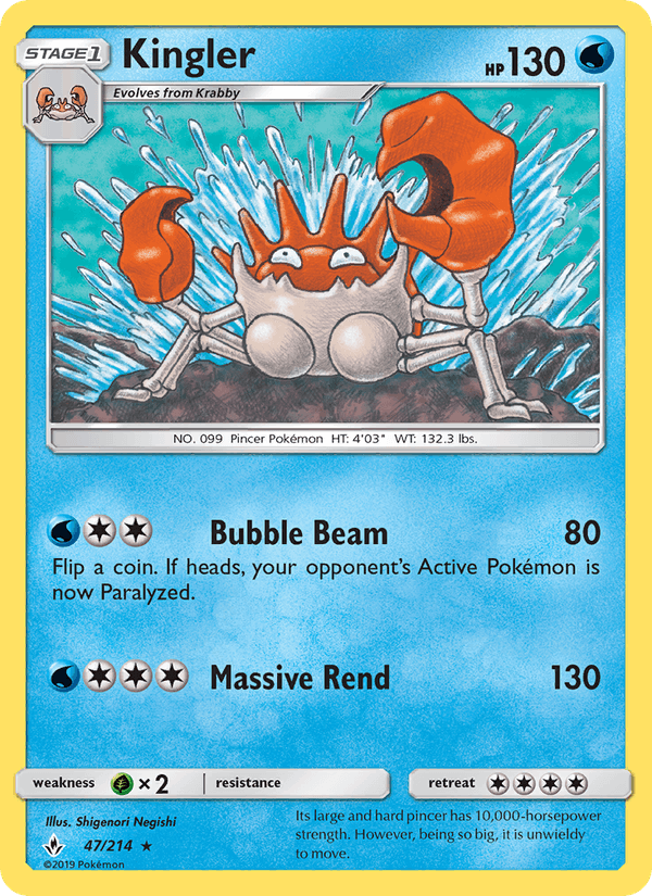 Kingler (SM - Unbroken Bonds)