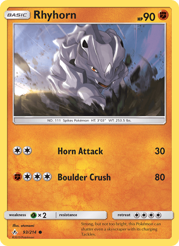 Rhyhorn (93) (SM - Unbroken Bonds)
