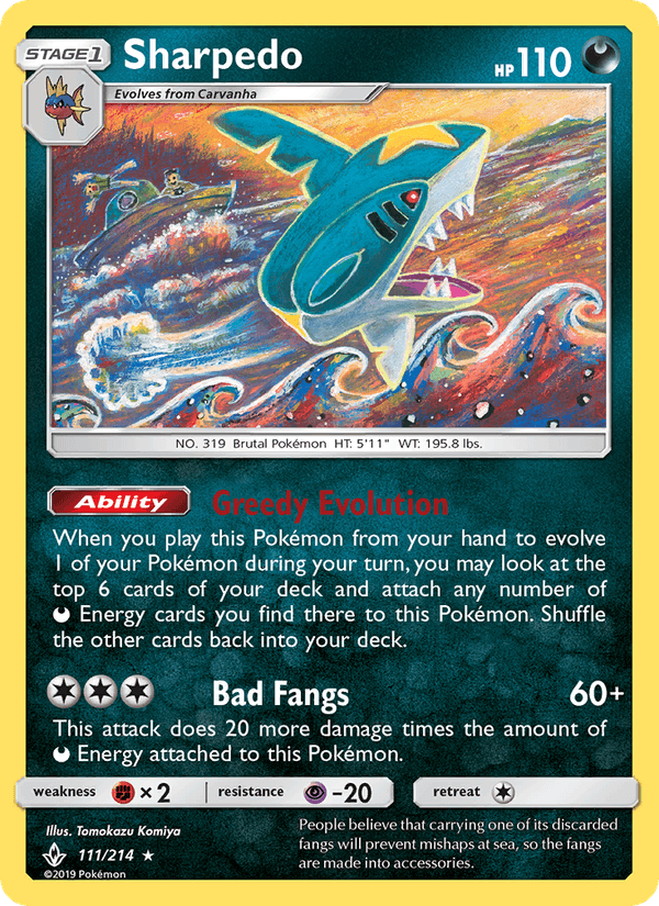 Sharpedo (SM - Unbroken Bonds)