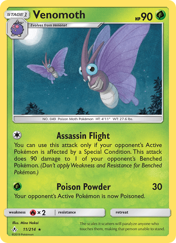 Venomoth (SM - Unbroken Bonds)