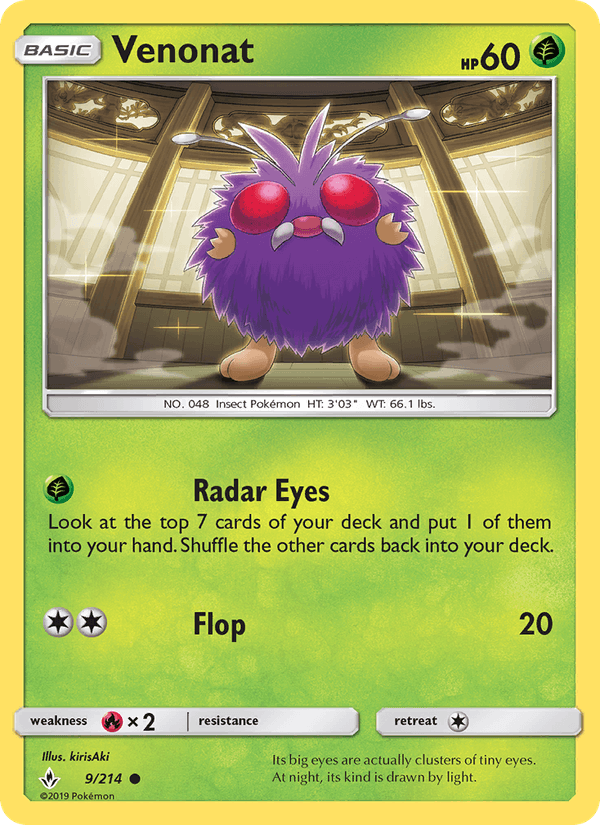 Venonat (9) (SM - Unbroken Bonds)