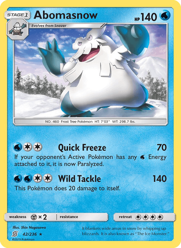 Abomasnow (SM - Unified Minds)