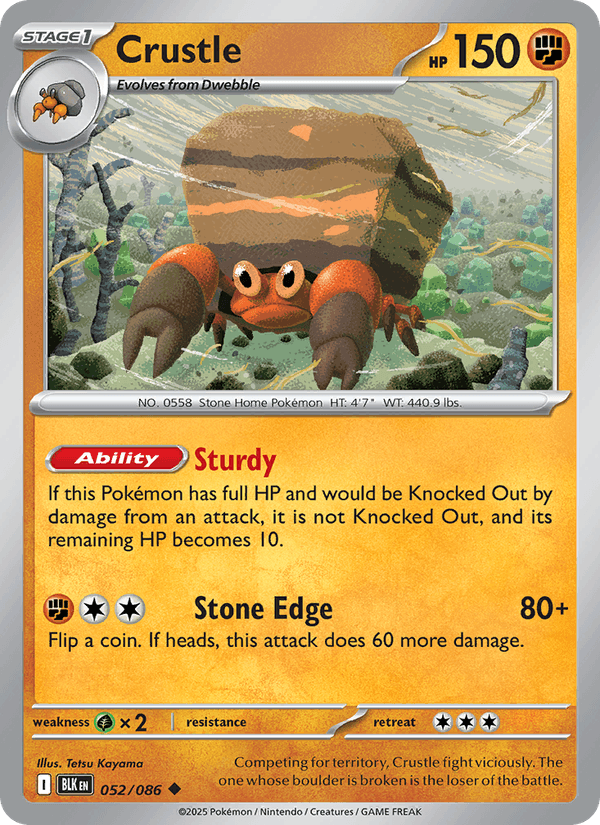 Crustle (Master Ball Pattern) (SV: Black Bolt)