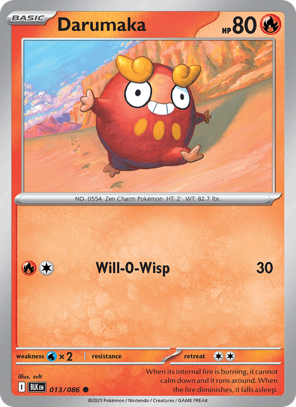 Darumaka (Master Ball Pattern) (SV: Black Bolt)