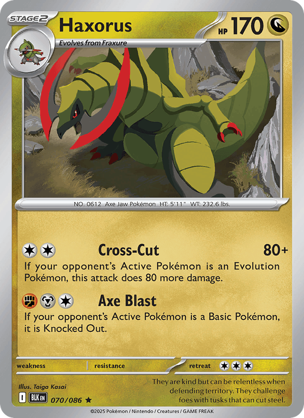 Haxorus (SV: Black Bolt)