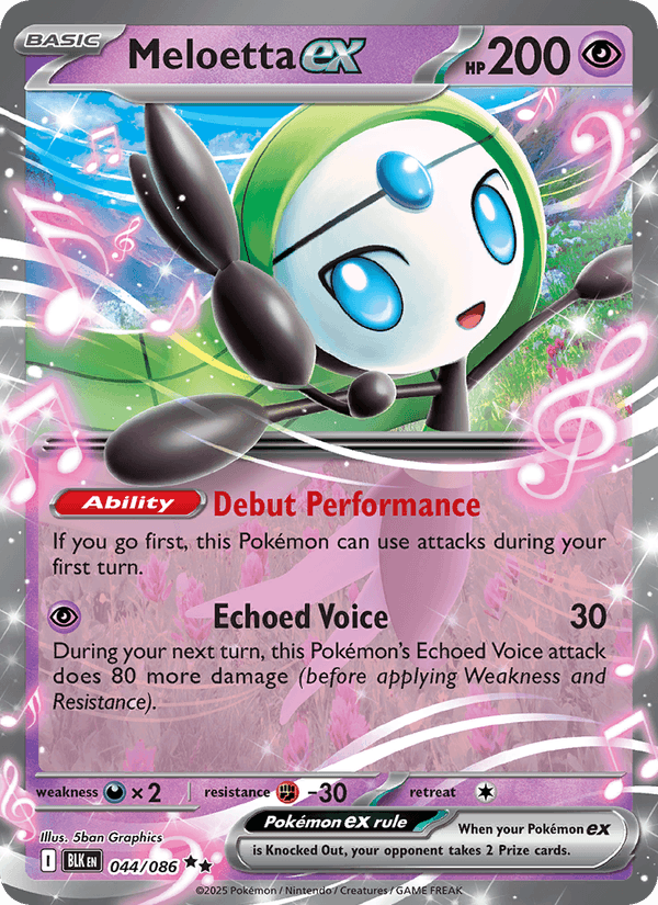 Meloetta ex (SV: Black Bolt)