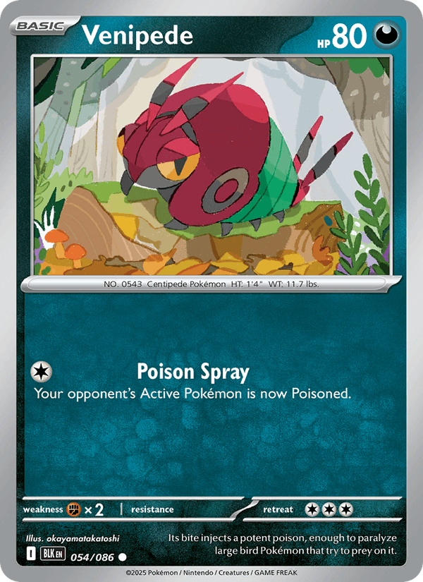 Venipede (SV: Black Bolt)