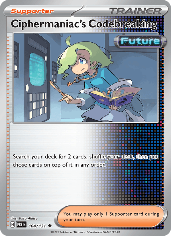 Ciphermaniac's Codebreaking (Poke Ball Pattern) (SV: Prismatic Evolutions)