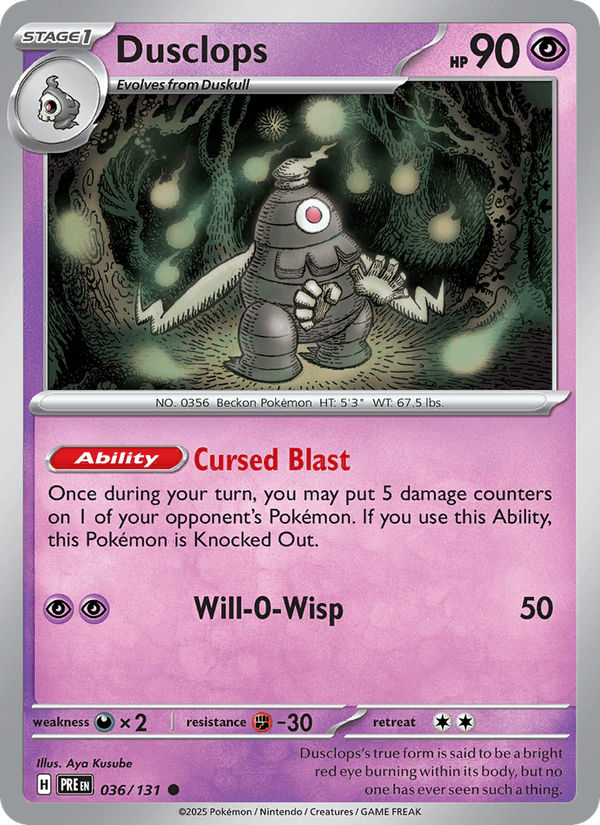 Dusclops (SV: Prismatic Evolutions)