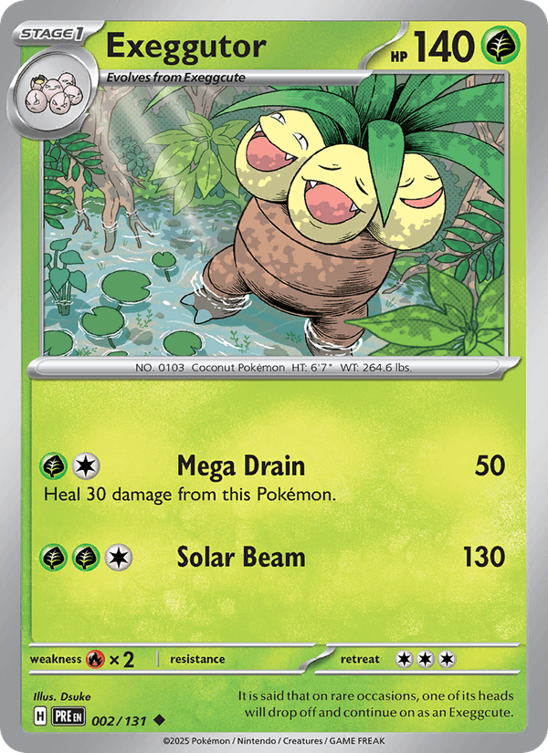 Exeggutor (Master Ball Pattern) (SV: Prismatic Evolutions)