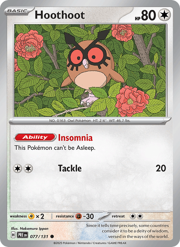Hoothoot (SV: Prismatic Evolutions)